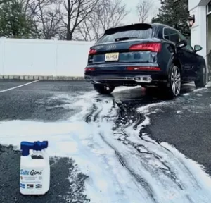 car in driveway